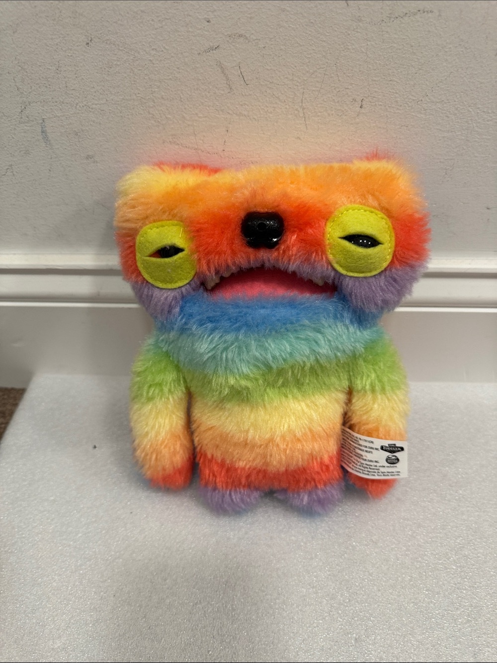 Fuggler rainbow farting passing gas plush toy